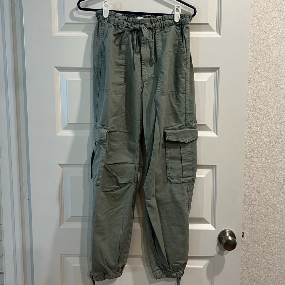 Abercrombie Vintage Olive Cargo Pants